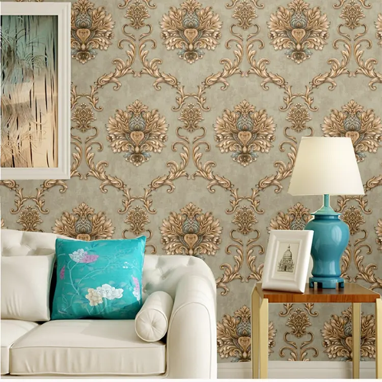 Pvc Home Decoration 3d Wallpaper Film