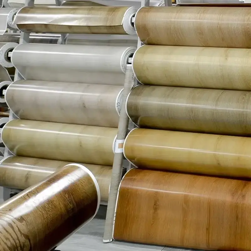PVC warna pilem pvc pikeun laminating dina lantai WPC
